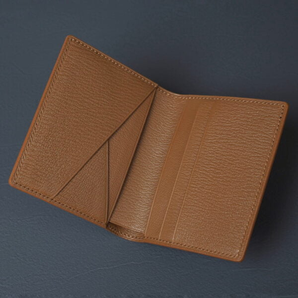 Chevre Leather Wallet Luxury Designer Style Card Holder 